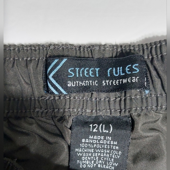 Charcoal Street Rules Lightweight‎ Quick Dry Shorts - Picture 2 of 4